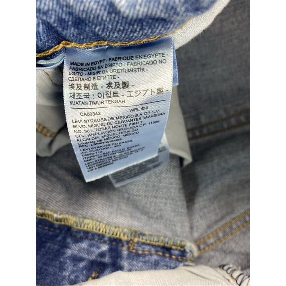 Levis 514 Straight Leg Jeans Men's 32x34 Medium Wash Blue Denim - Picture 8 of 10